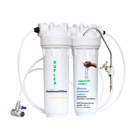Wasserfilter Family Duplex, 6000 - 8000 L (komplettes System)